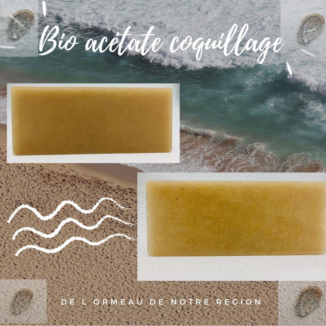 photo de bio acétate français à base de coquillage